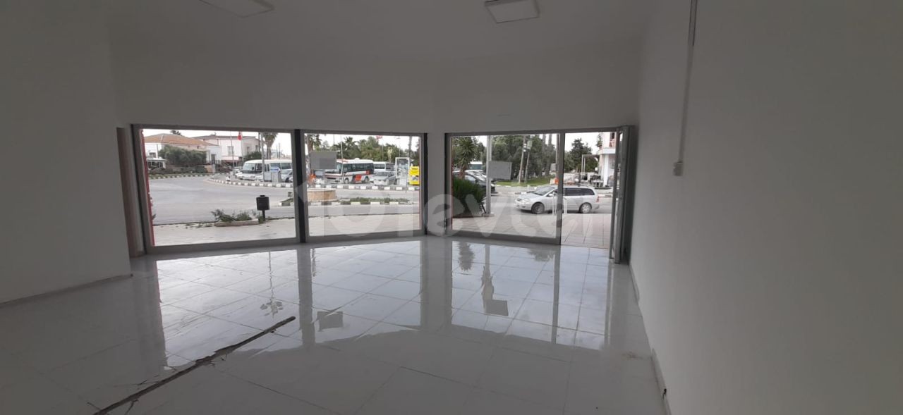 OFFICE FOR RENT IN İSKELE MERKEZ, VERY IDEAL FOR BANKS AND REAL ESTATE OWNERS (0533 871 6180)(0542 852 4939 Negotiable)