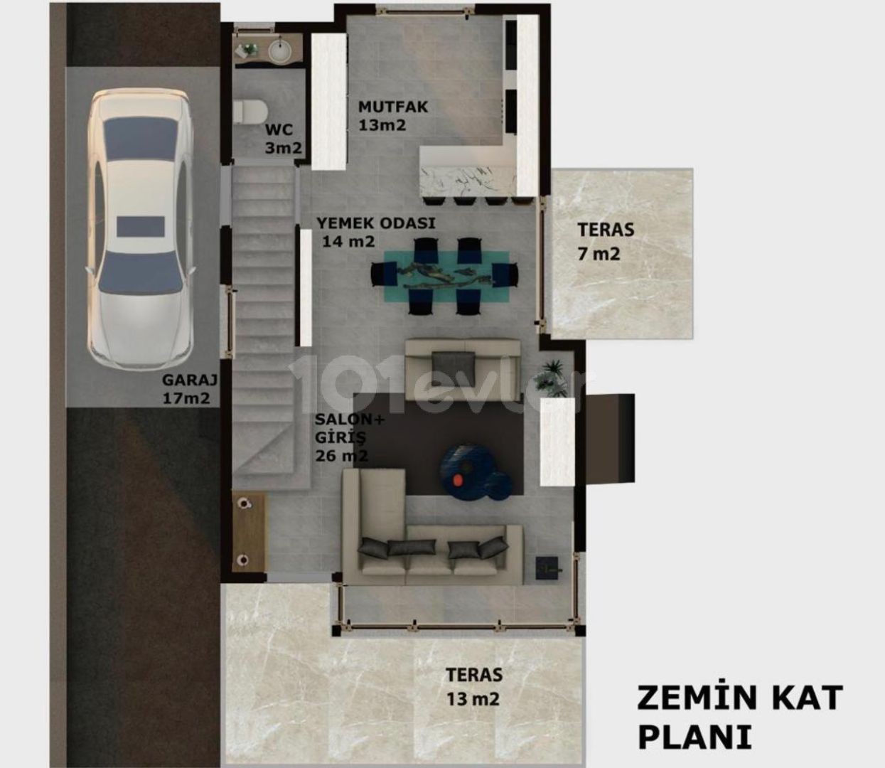 Location GİRNE, KARŞIYAKA   3  Bedroom new built villas with sea and mountain view with reasonable prices. The last 3 are available. Doğan Boransel - Mobile : 0533-8671911  