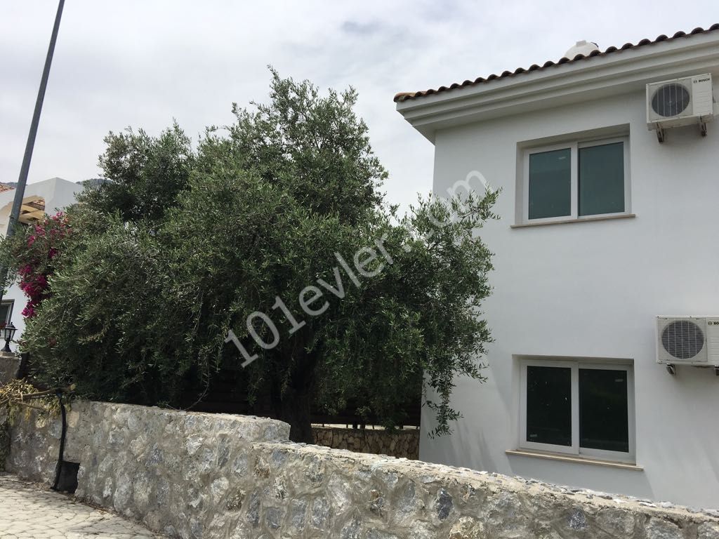 4+1 sea and mountain view Turkish title deeds villas