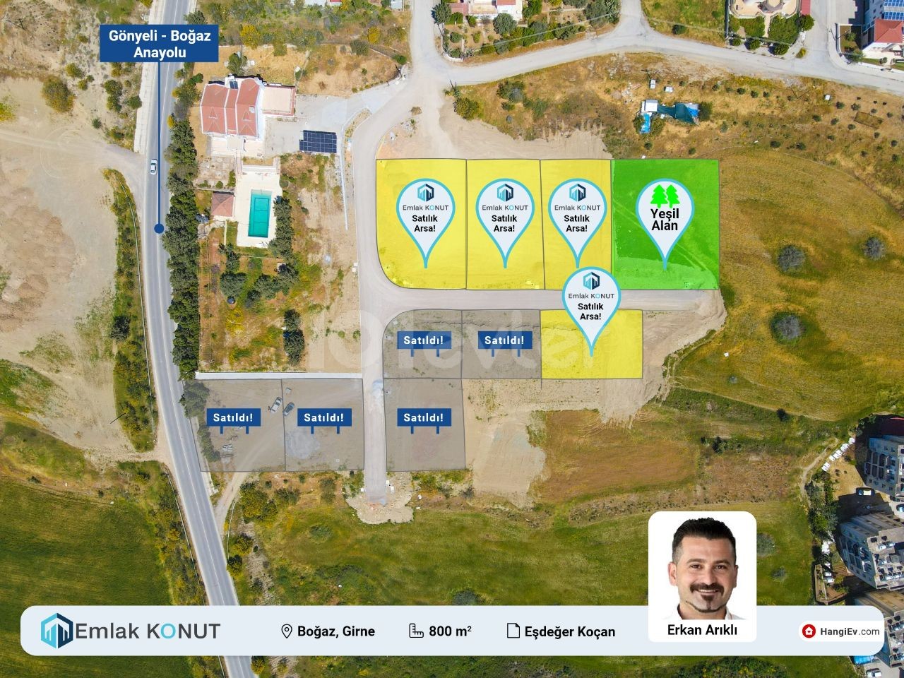 Land Plots for Sale in the Kyrenia Bosphorus Region. Dec. ** 