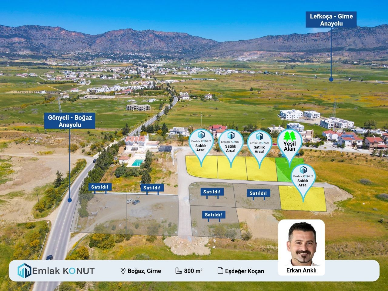 Land Plots for Sale in the Kyrenia Bosphorus Region. Dec. ** 