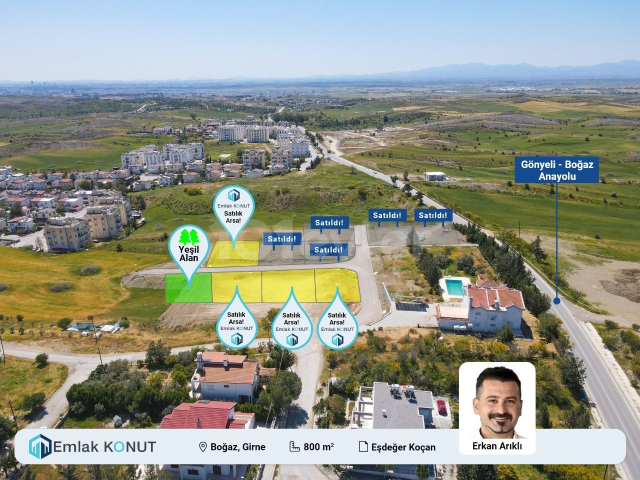 Land Plots for Sale in the Kyrenia Bosphorus Region. Dec. ** 