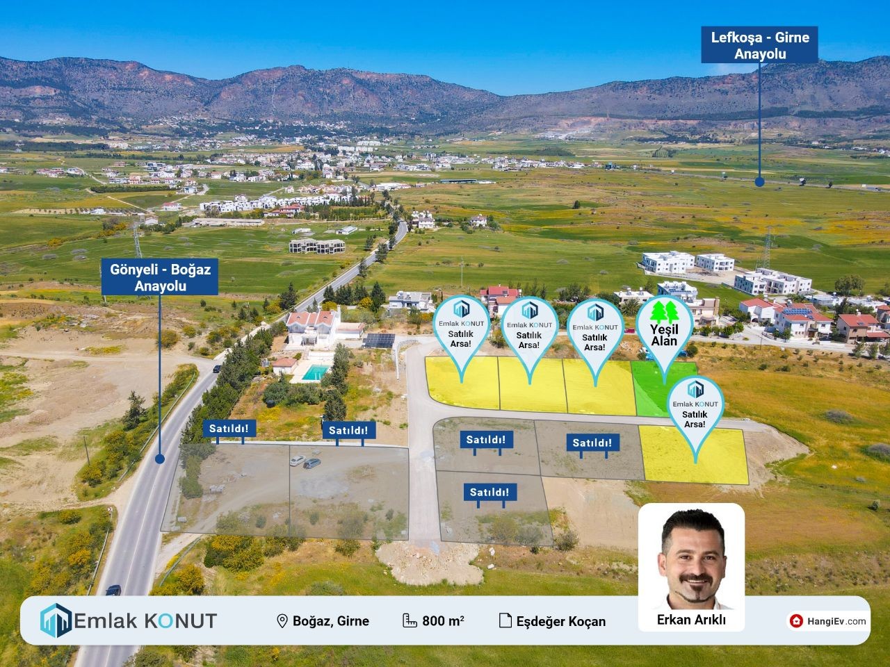 Land Plots for Sale in the Kyrenia Bosphorus Region. Dec. ** 