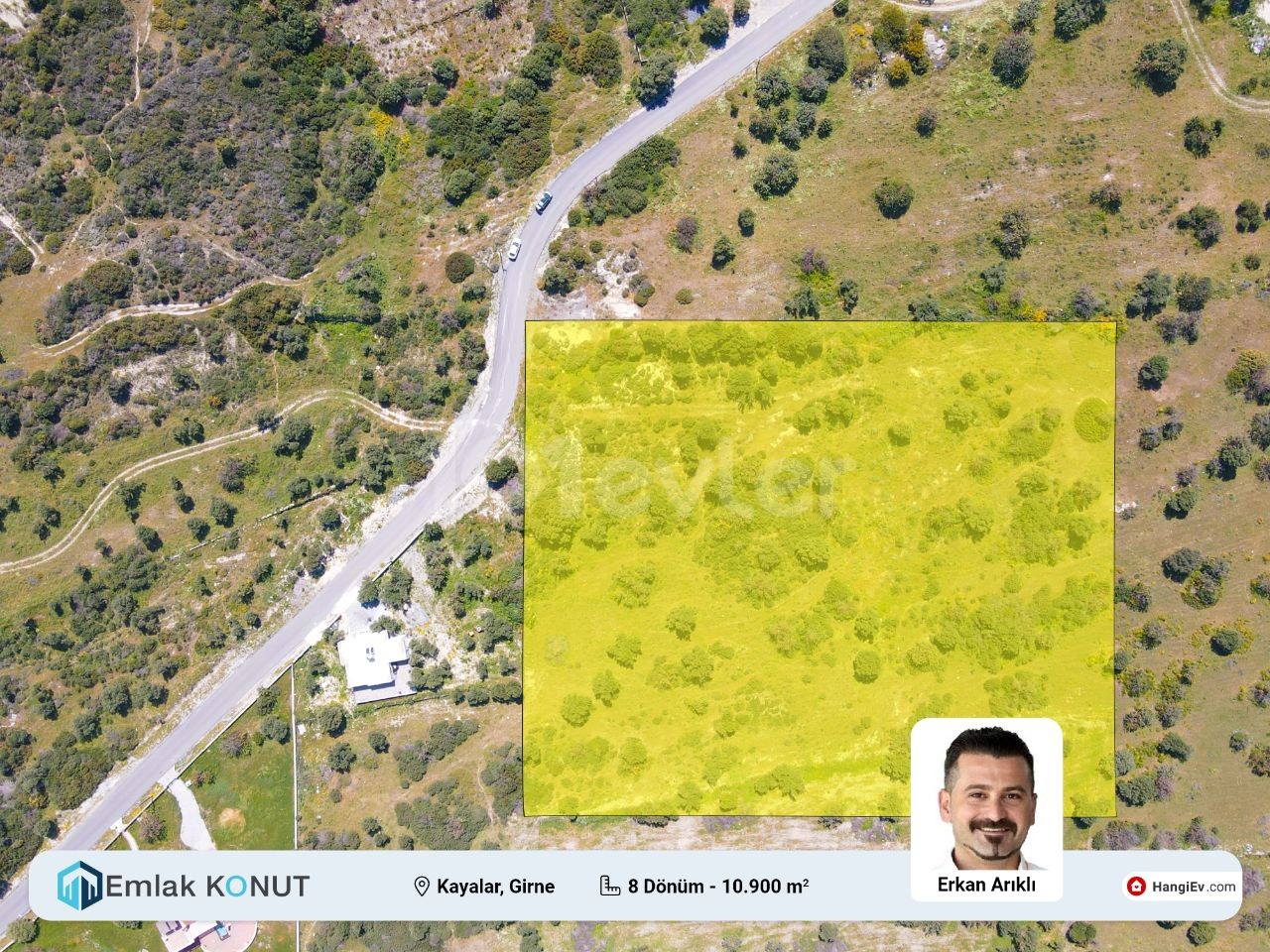 LAND FOR SALE IN KYRENIA KAYALAR Dec. CONTACT: 0542 885 88 88 ** 