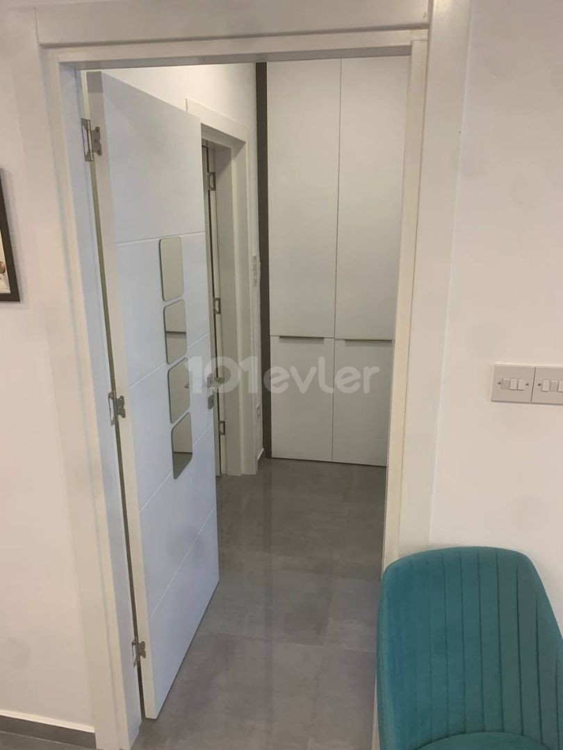 1+1 for rent in Avlu complex 0 floor pool view