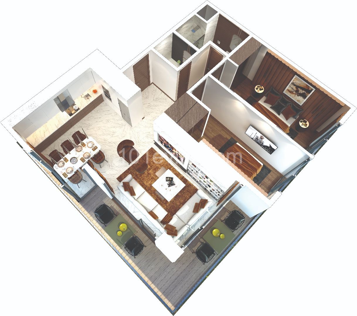 LUXURIOUS 2+1 FLAT WITH 5 STAR HOTEL CONCEPT FROM EXEN INVEST ** 
