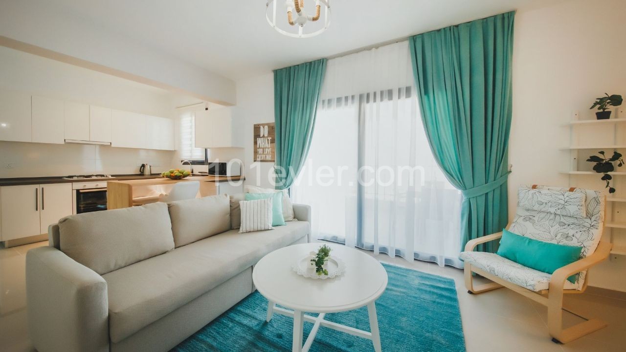 Exen İnvest’ten Mağusa İskelede Otel Konseptli Satılık 1+1 Daire 