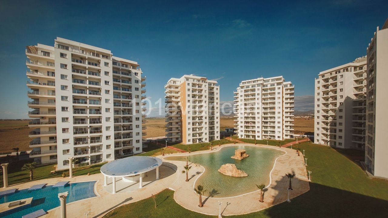 1+0 Flat for Sale with Hotel Concept in Famagusta Iskele by Exen Invest ** 