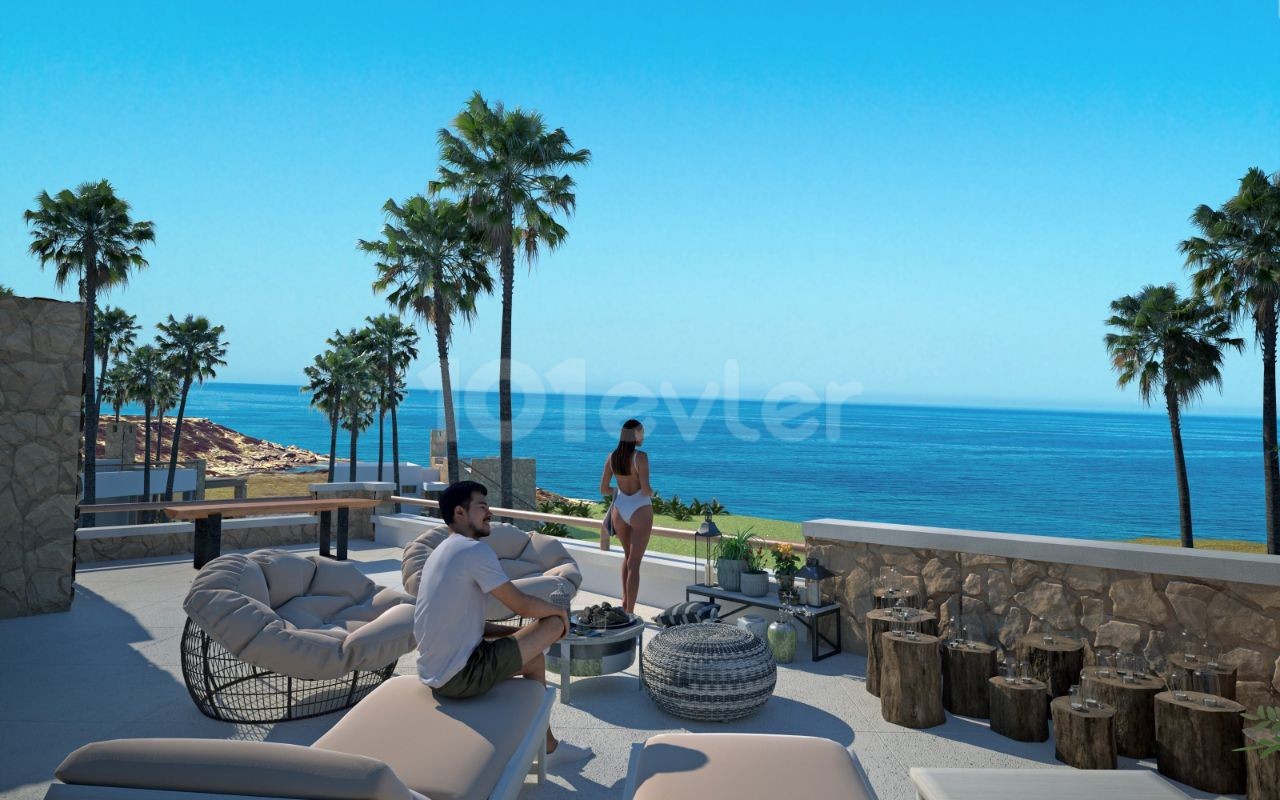 3 +1 Garden Floor Apartment with 80 residences in Kyrenia Esentepe in Cyprus ** 