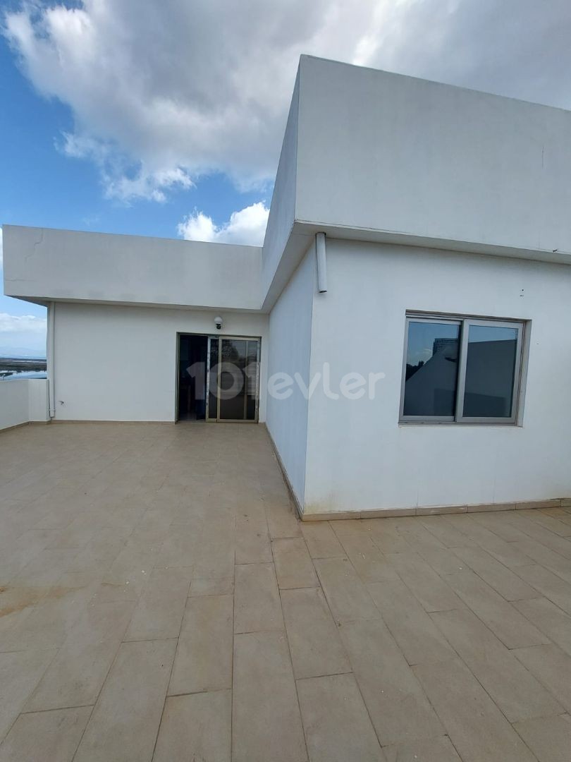 Fully Furnished 2+1 Penthouse Flat for Sale with Sea View on Salamis Road, North Cyprus Famagusta