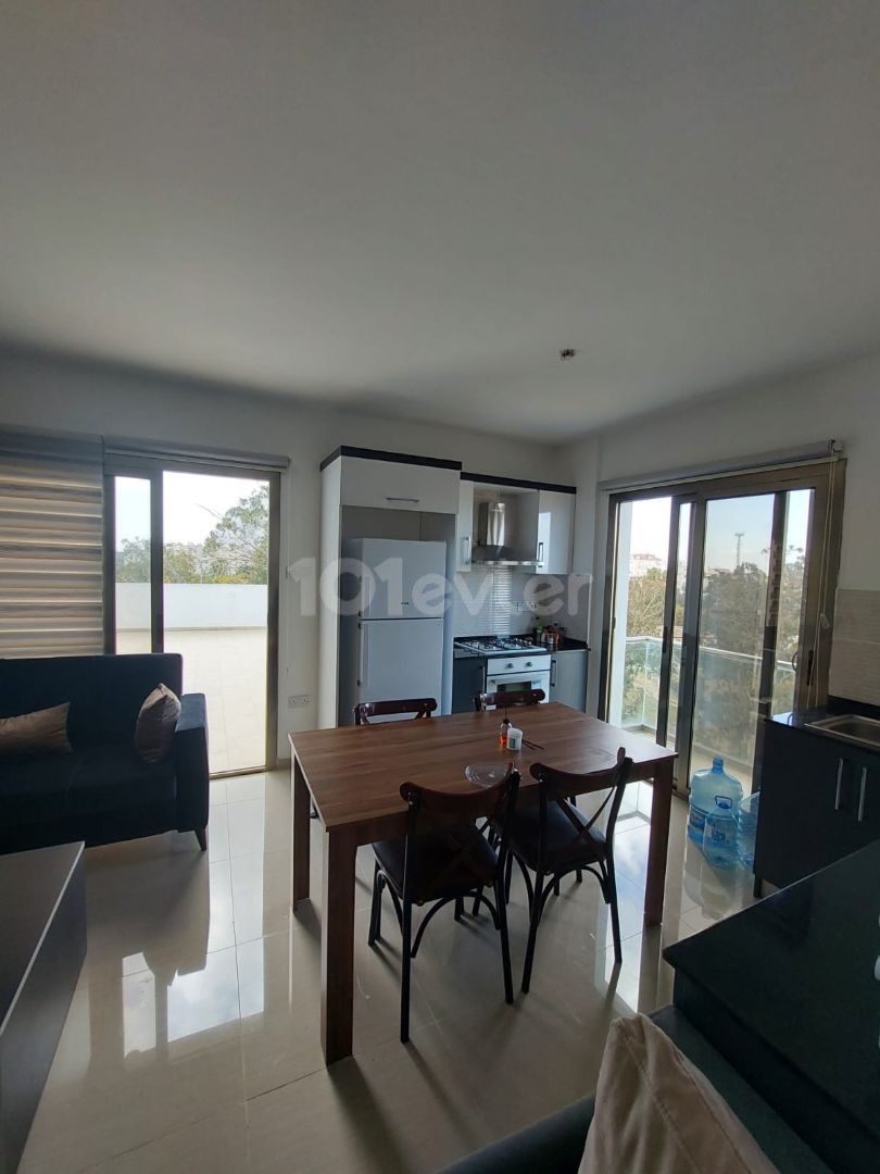 Fully Furnished 2+1 Penthouse Flat for Sale with Sea View on Salamis Road, North Cyprus Famagusta