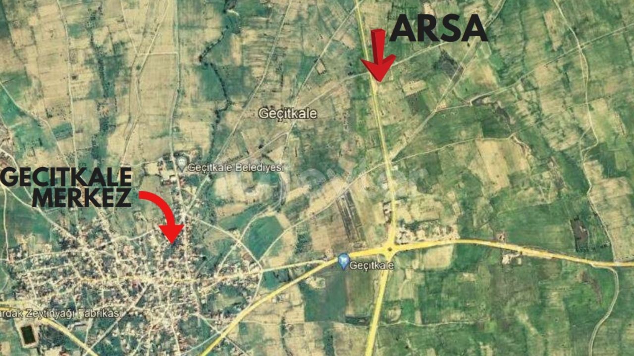 GAZİMAĞUSA GEÇİTKALE 1.040 M2 İMARLI SATILIK ARSA 