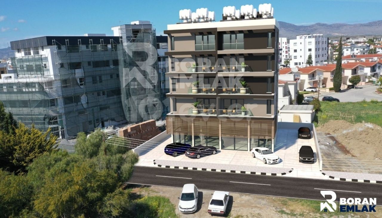 2 + 1 Apartments with Prices Starting from Stg 50,000 Near the Main Street in Nicosia Yenikente ** 