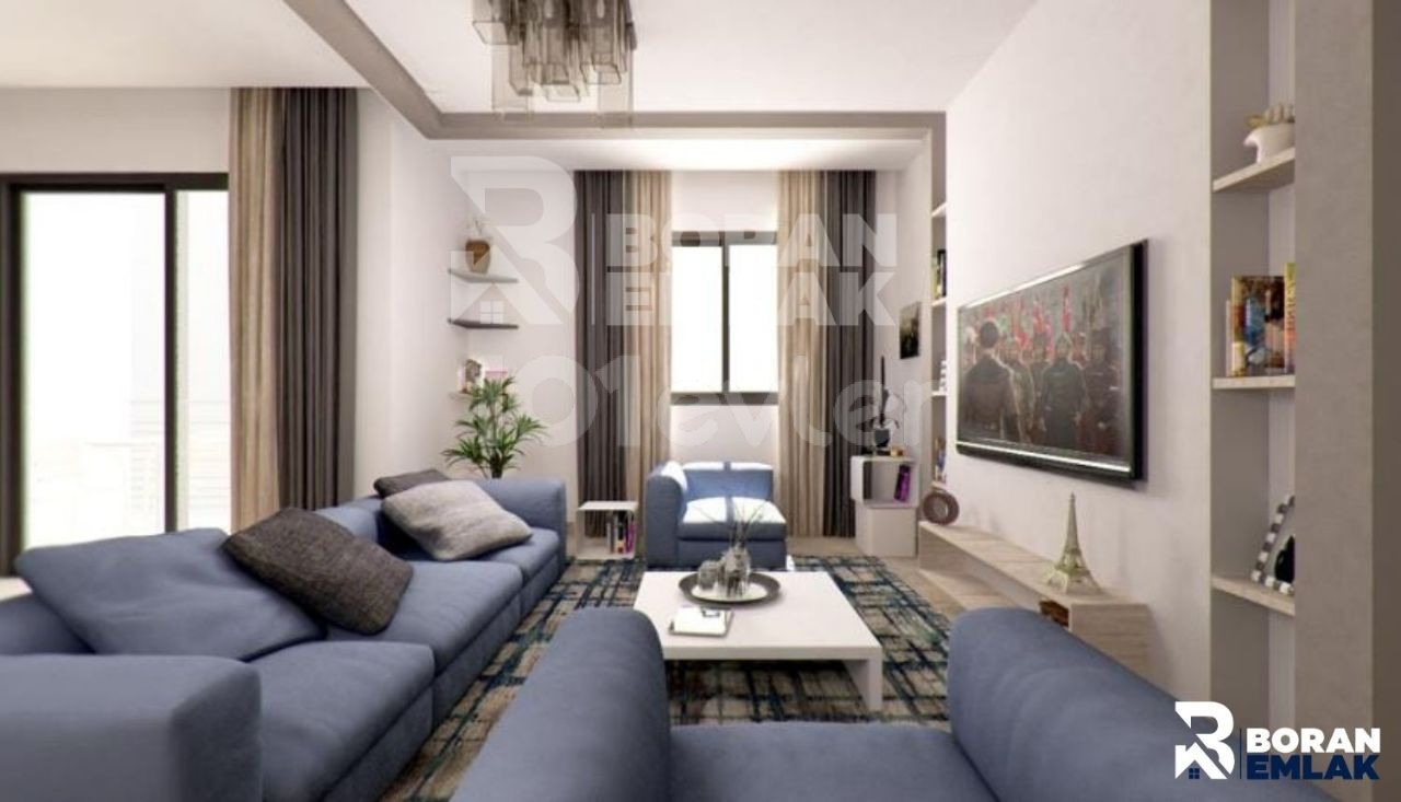 2 + 1 Turkish Zero Apartments for Sale in Nicosia Mitralide at Prices Starting from Stg 45,000 ** 