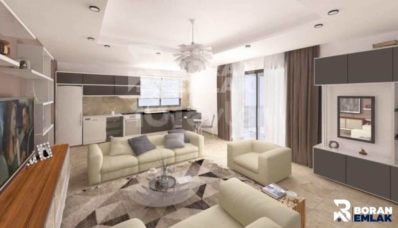 2 + 1 Turkish Zero Apartments for Sale in Nicosia Mitralide at Prices Starting from Stg 45,000 ** 