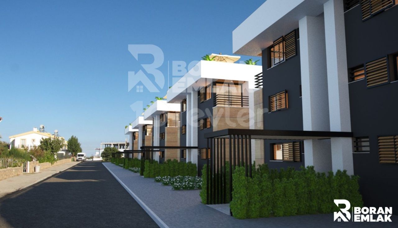 1 +1 and 2+1 Apartments For Sale in Kyrenia Karsiyaka  
