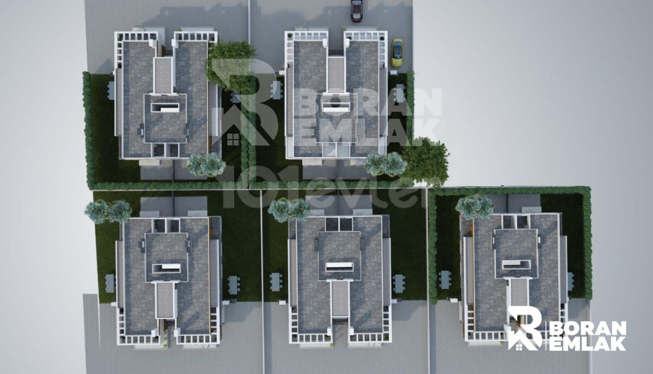 3+1 New Apartment With A Garden & Full House Appliances  128,000 GBP  (Will Be Completed In Two Months) 