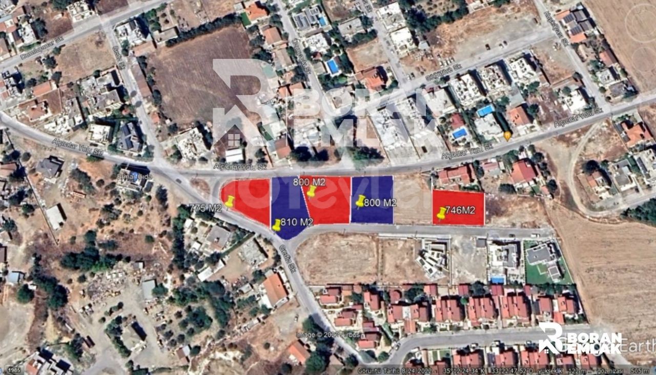 Rental Plots in Lefkosa Dumlupinar STG 250 Dec ** 