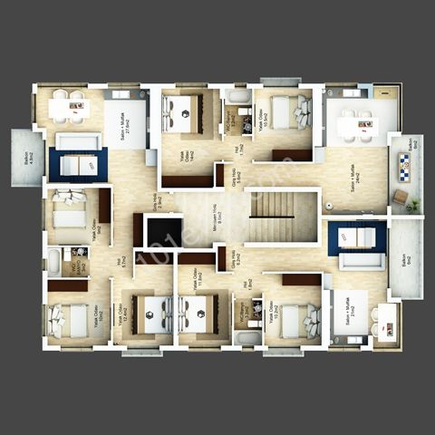 3 bedroom with the Eşdeğer Title