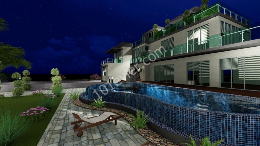 Spectacular Villa with swimming pool in Alsancak with an unbelievable Sea view