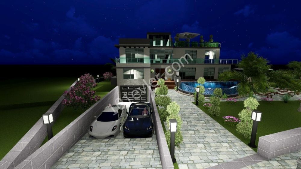 Spectacular Villa with swimming pool in Alsancak with an unbelievable Sea view