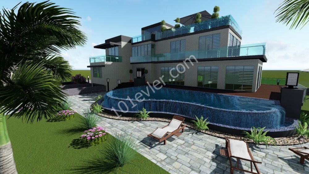 Spectacular Villa with swimming pool in Alsancak with an unbelievable Sea view