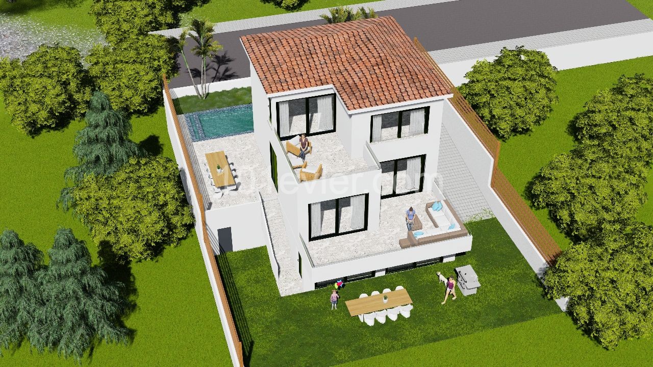 Panoramik Manzaralı Satılık Triplex Villa 