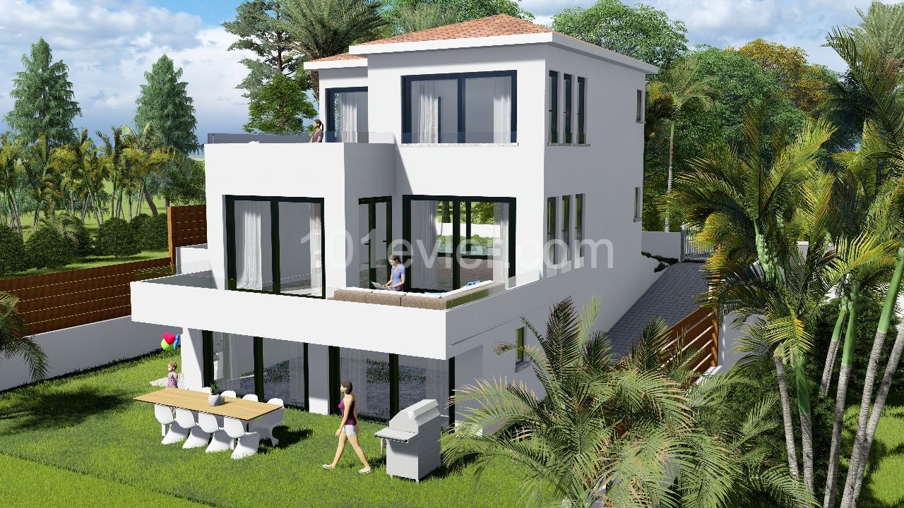 Panoramik Manzaralı Satılık Triplex Villa 