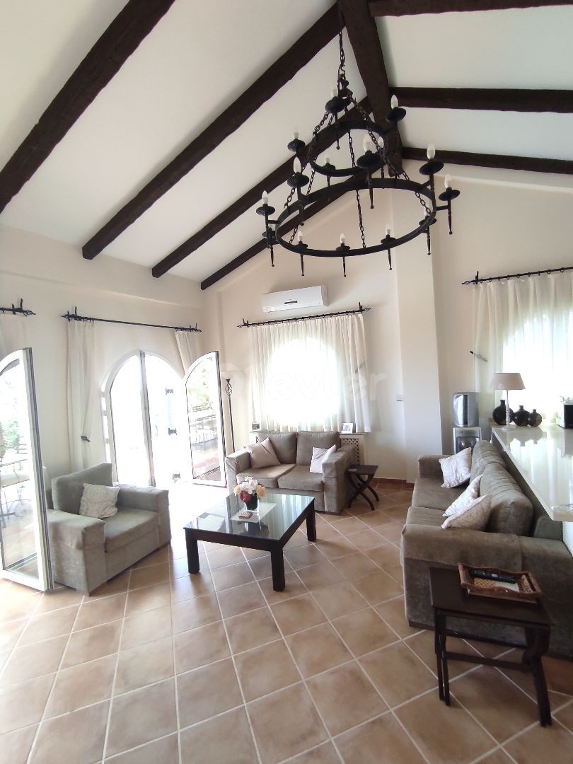 A Fully Furnished Villa Made in Turkish That Cannot Be Interrupted in an Olive Grove ** 