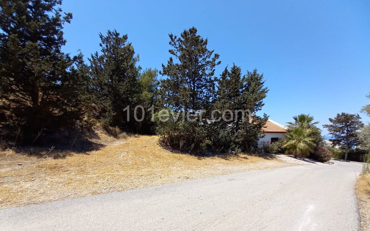 Sea view plot in Esentepe -  Sea , mountain & hills views yet near to village ,  restaurants & ammenities