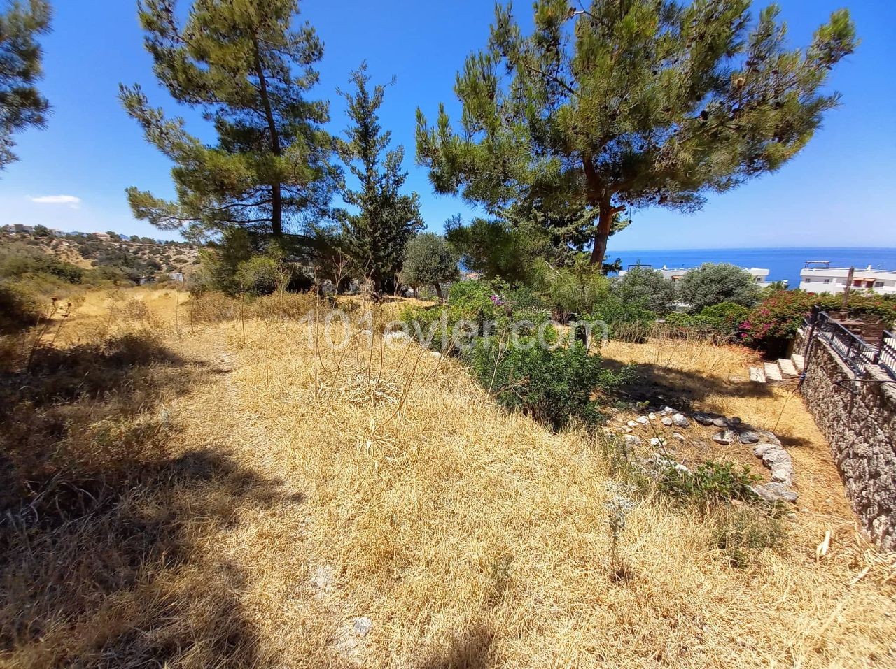 Sea view plot in Esentepe -  Sea , mountain & hills views yet near to village ,  restaurants & ammenities