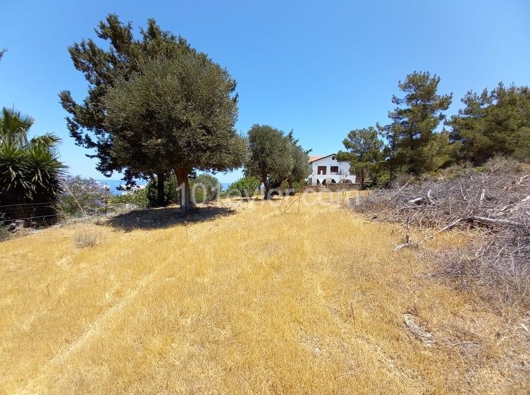 Sea view plot in Esentepe -  Sea , mountain & hills views yet near to village ,  restaurants & ammenities