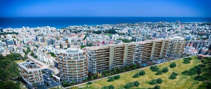 Girne merkezde satılık  3+1 Lüks daire