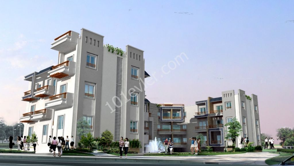 2 +1 Apartments for sale in Kyrenia Alsancak district(Under construction) ** 