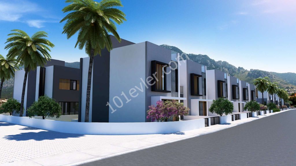 Girne Karşıyaka'da 3+1 satılık Villa(yapım aşamasında)