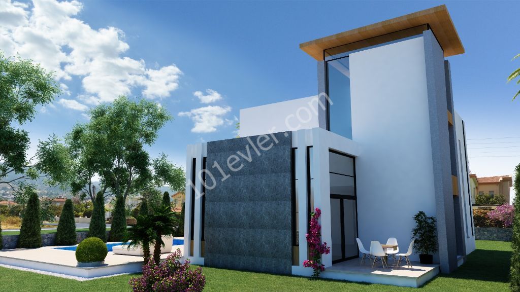 Girne Karşıyaka'da 4+1 satılık Villa(yapım aşamasında)