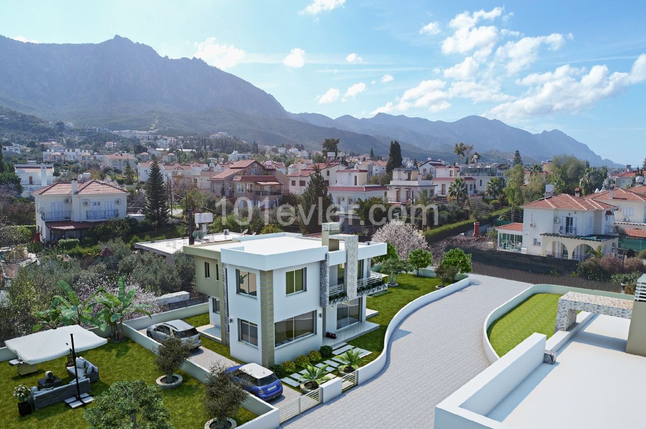 4 + 1 Villa zum Verkauf in Kyrenia Karaoglanoglu ** 