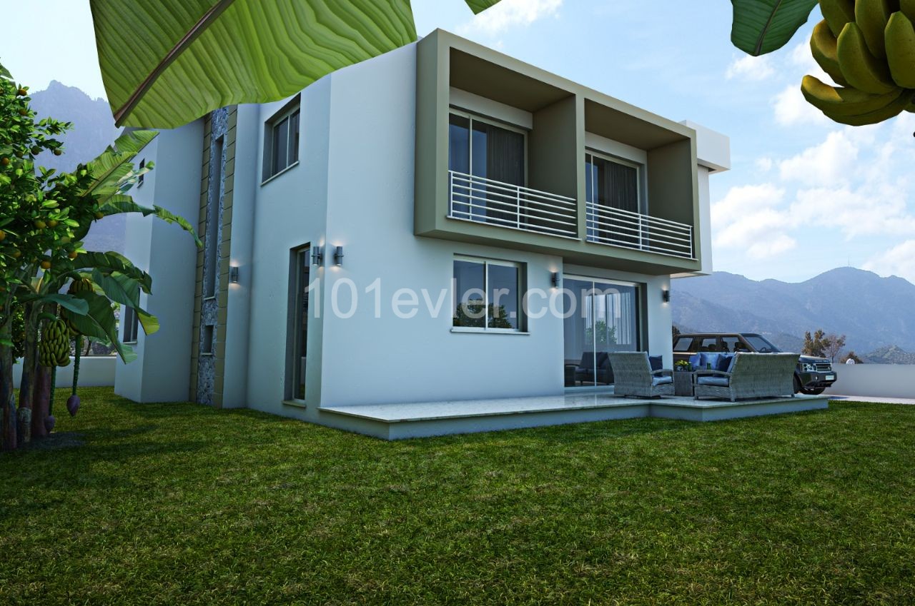 4 + 1 Villas for sale in Kyrenia Karaoglanoglu ** 