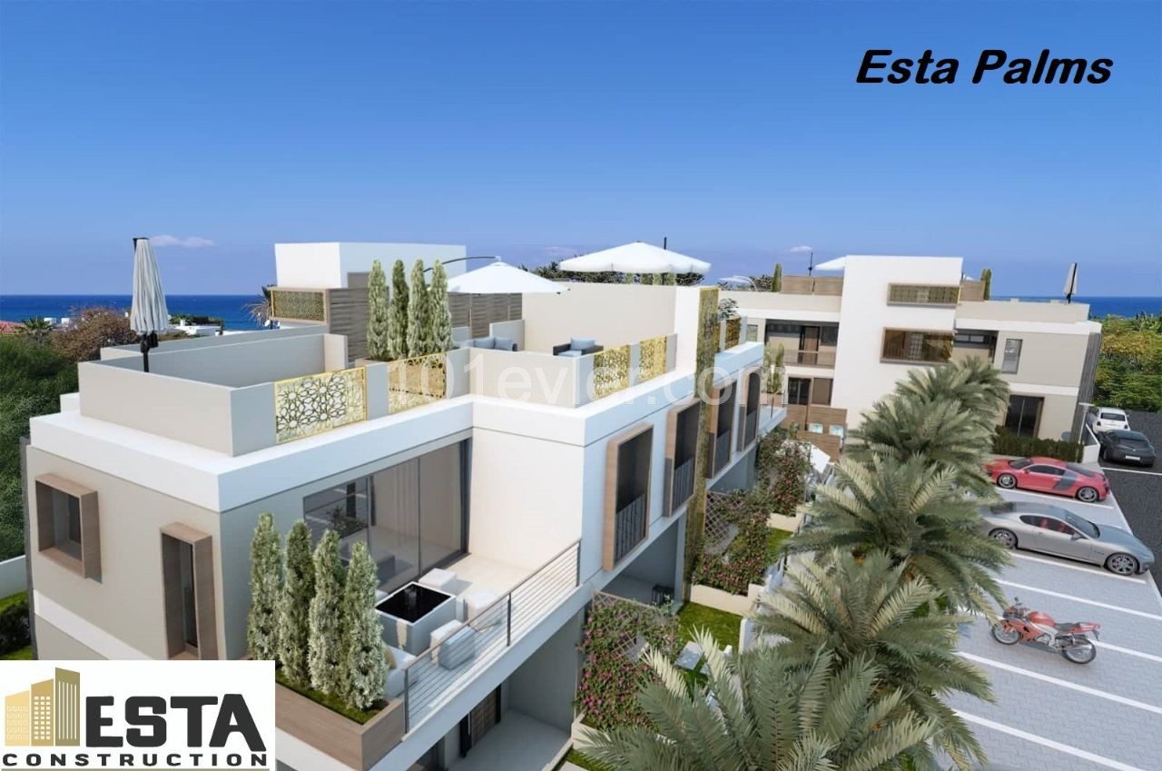 1 + 1 apartment for sale in Kyrenia Karaoglanoglu (under construction) ** 