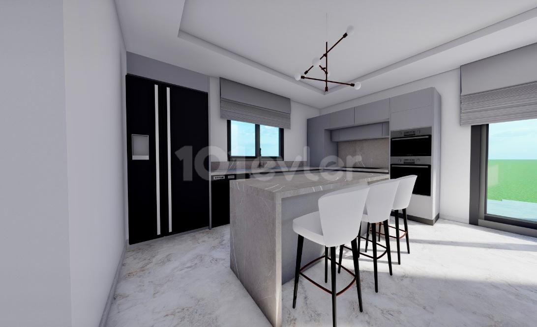 Girne Alsancak da 3+1 villa ( yapım aşamasında)