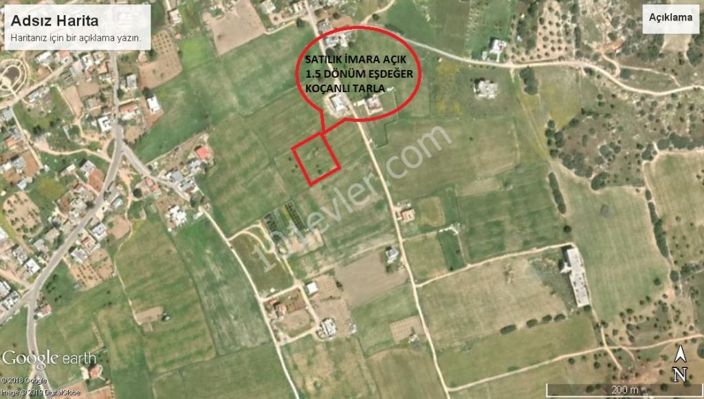 Field For Sale in Bafra, Iskele