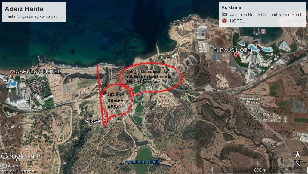 Residential Zoned Plot For Sale in Çatalköy, Kyrenia