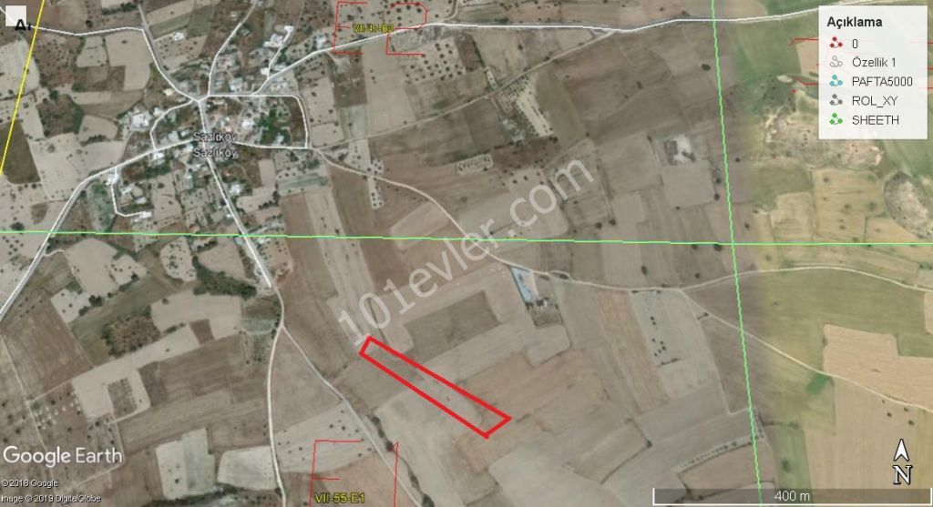 Field For Sale in Çayırova, Iskele