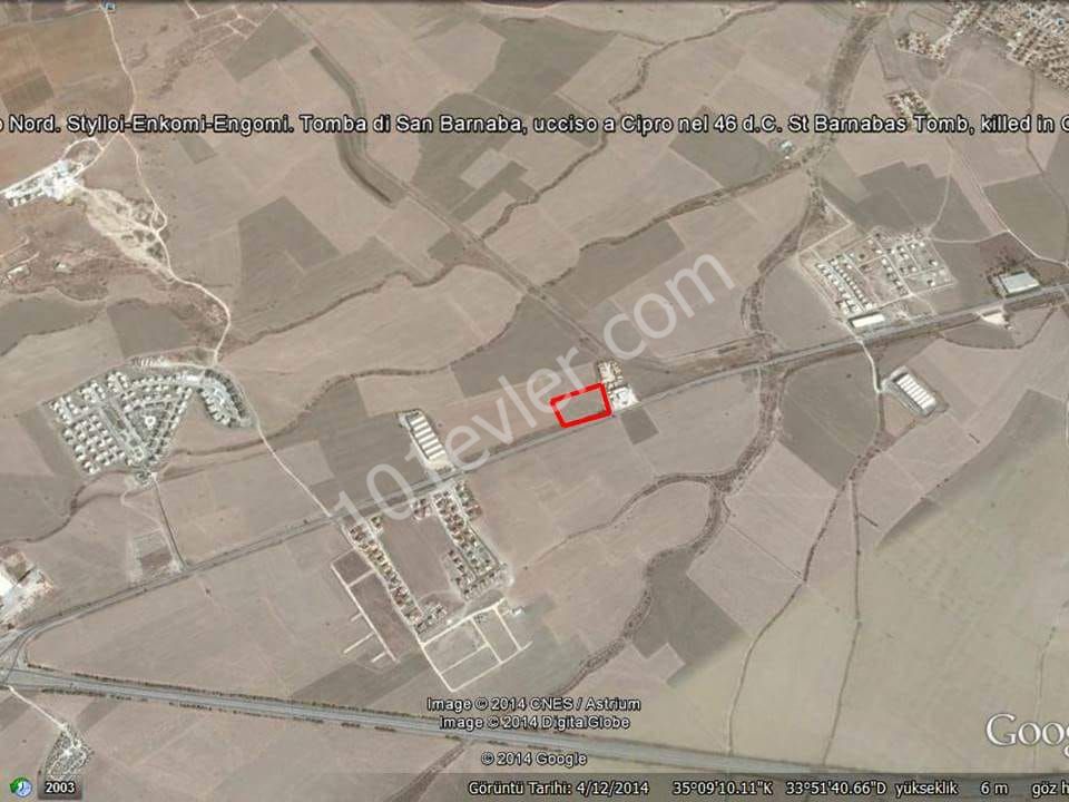 Residential Zoned Plot For Sale in Mağusa Merkez, Famagusta