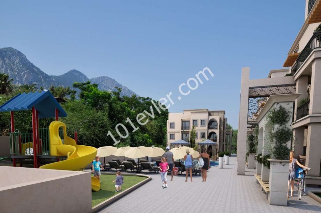 3 Bedroom Flat in Lapta with Pool, Besides Gorgeous Mountain and Sea View 