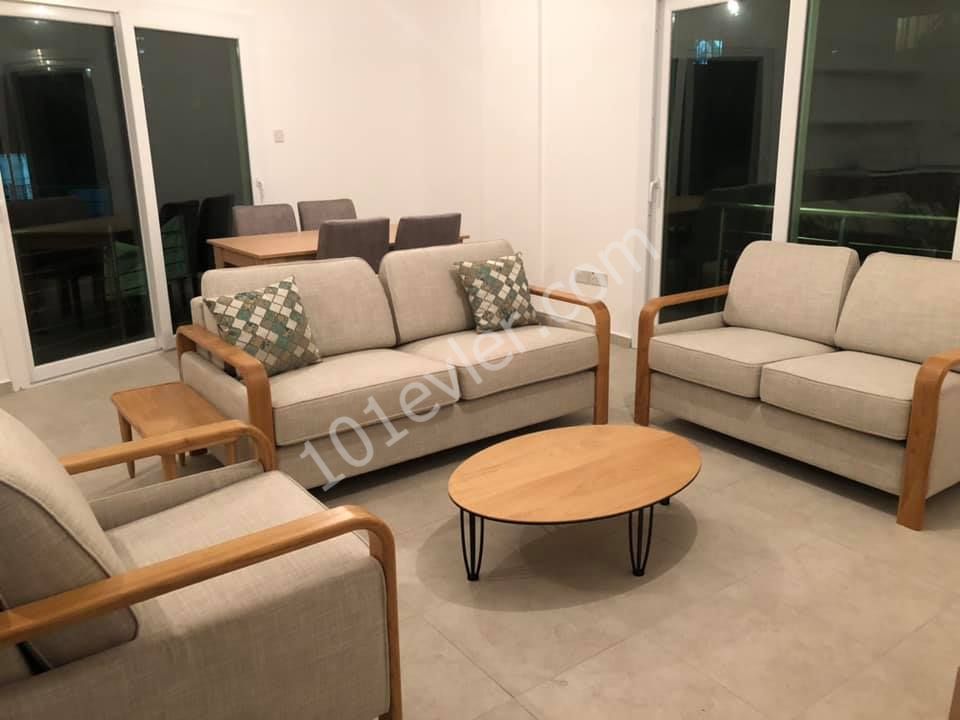 Brand new 2+1 apartment for rent in the center of Girne