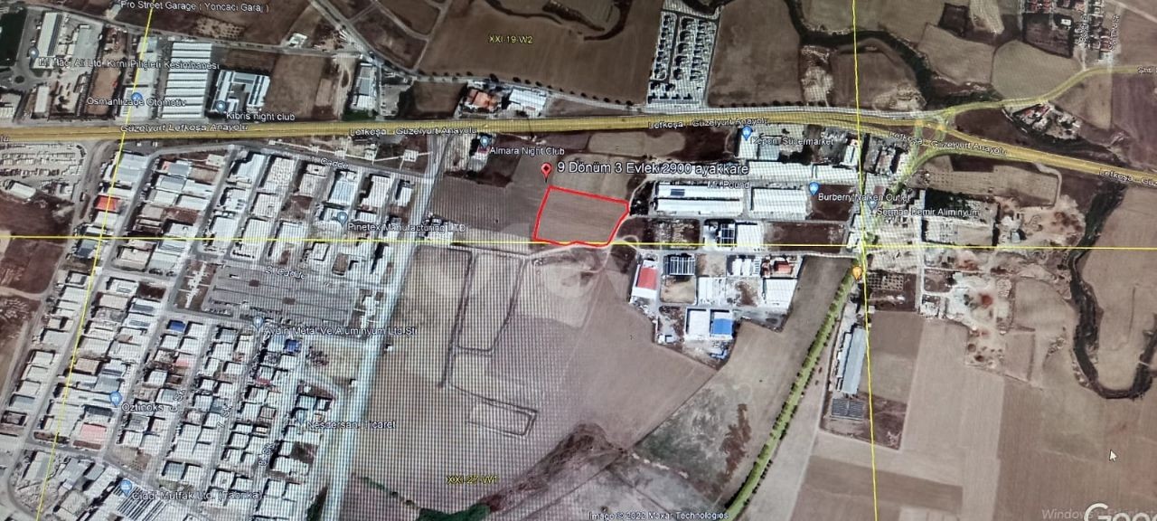 BAULAND FÜR DEN BAU VON PAKETEN INNERHALB DES INDUSTRIEGEBIETS VON NIKOSIA ALAYKÖY. ** 