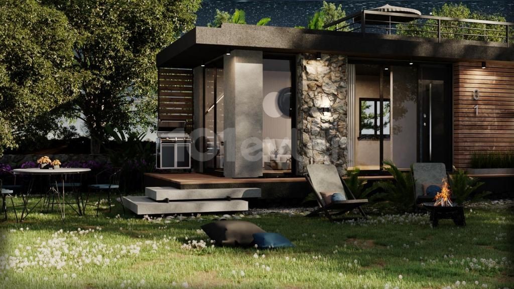 Lefkoşa Türkeli 2+1 Bahçeli Satılık Tiny House 