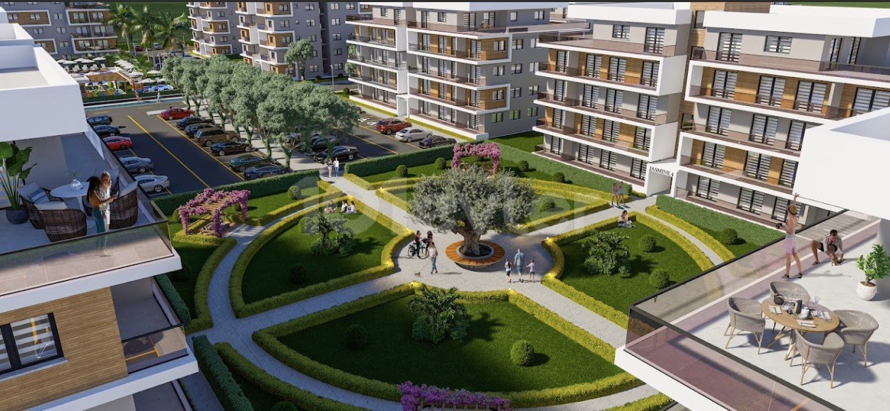 1+1 and 2+1 Flats in Geçitkale with 36 Months Interest-Free Maturity Opportunity