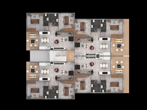 Unsere letzten 3 2+1-Wohnungen in Metehan stehen mit Garten- und Terrassenoptionen zum Verkauf